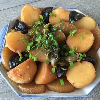 じゃが芋と大根と白菜の煮物♪